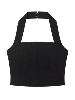 A.L.C Lori Linen Halter Top
